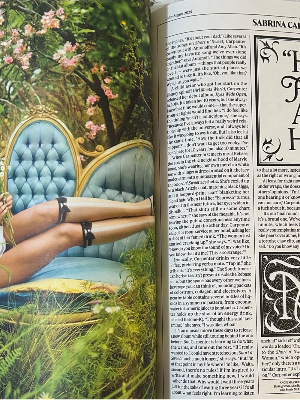NEW!ROLLING STONES SUMMER SPECIAL DOUBLE ISSUE 1401&1402. SABRINA CARPENTAR 2025 - Picture 7 of 11